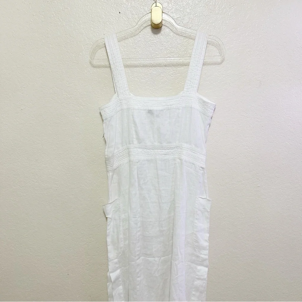 New EQUIPMENT Aris cotton-poplin midi dress size 8 - Picture 15 of 16